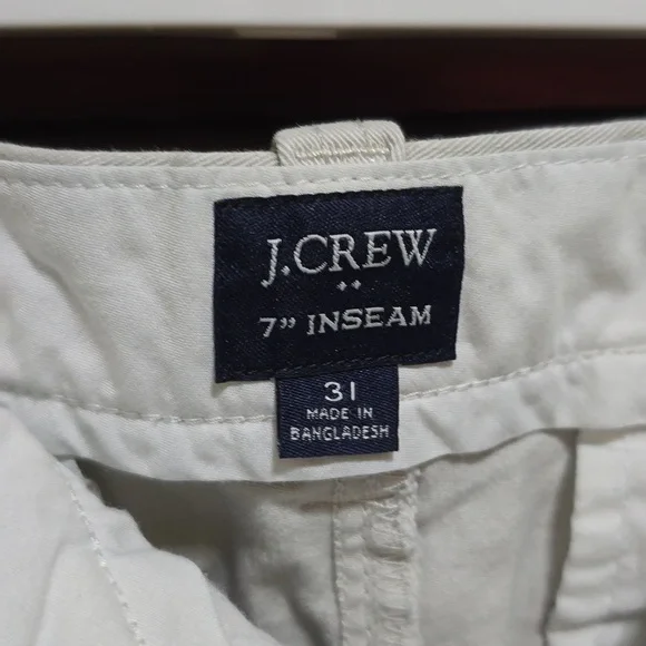 J. Crew khaki shorts, 7" inseam, 31" waist - Picture 3 of 3